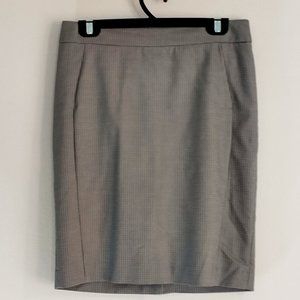 Gray Pencil Skirt